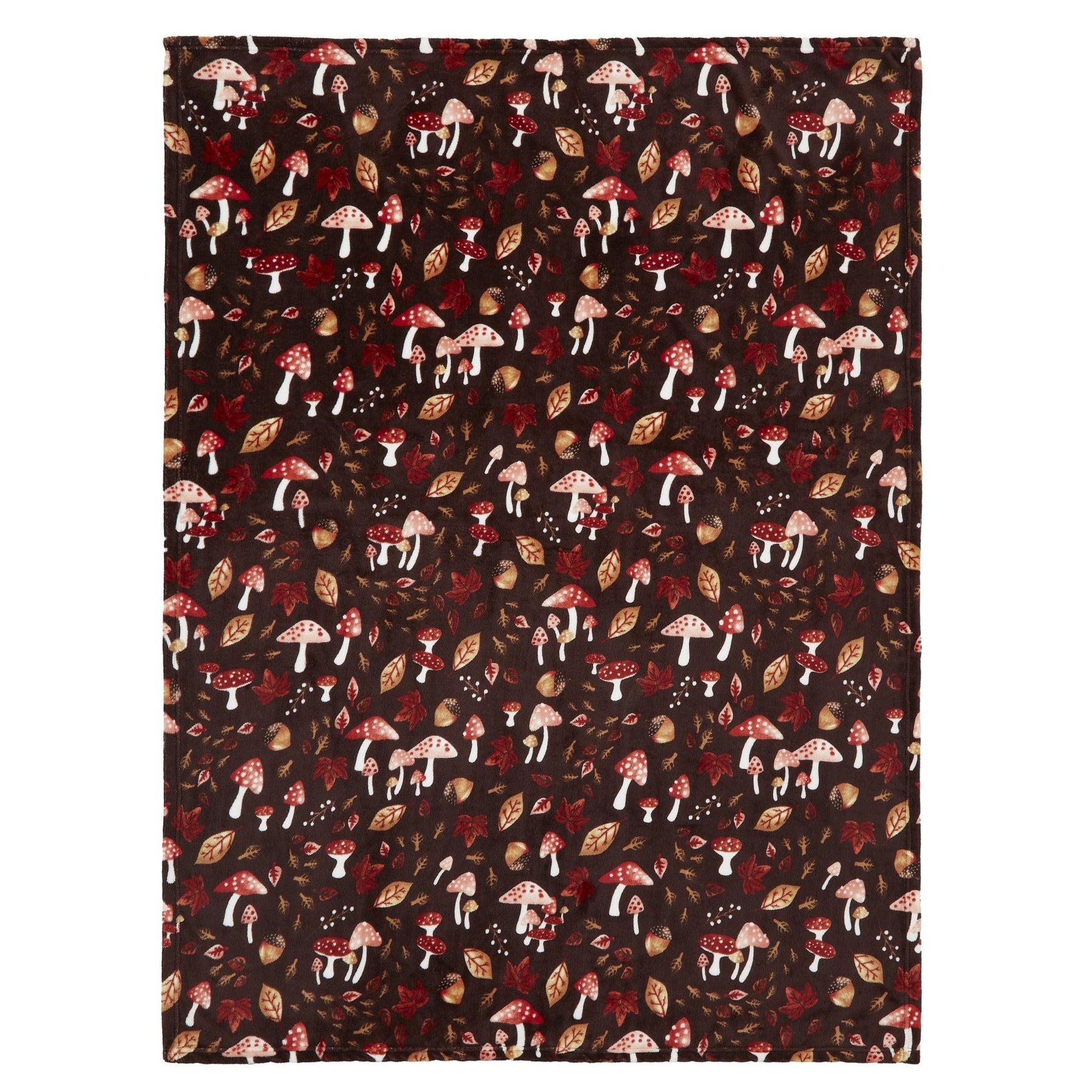 Fusion Woodland Dreams 120cmx150cm Throw Chocolate