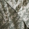 Fusion Winter Foliage Flannel Fleece Duvet Cover Bedding Set Green