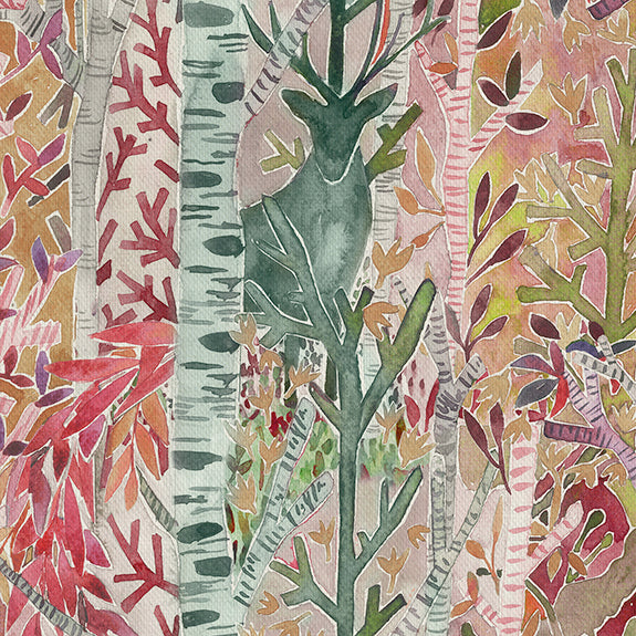 Voyage Maison Whimsical Tale Fabric Blush