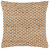 Yard Wikka Textured Woven 45cm x 45cm Filled Cushion Natural