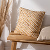 Yard Wikka Textured Woven 45cm x 45cm Filled Cushion Natural