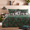 Furn Wildcat Reversible Duvet Cover Bedding Set Jungle Green