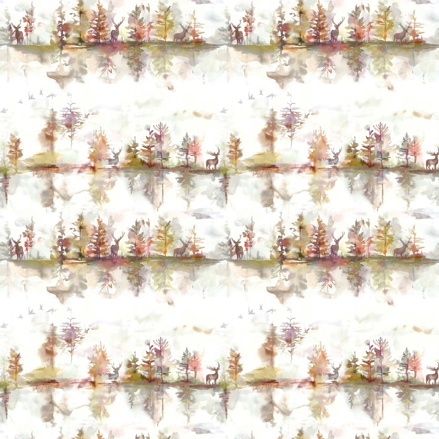 Voyage Maison Wilderness Fabric Plum Linen