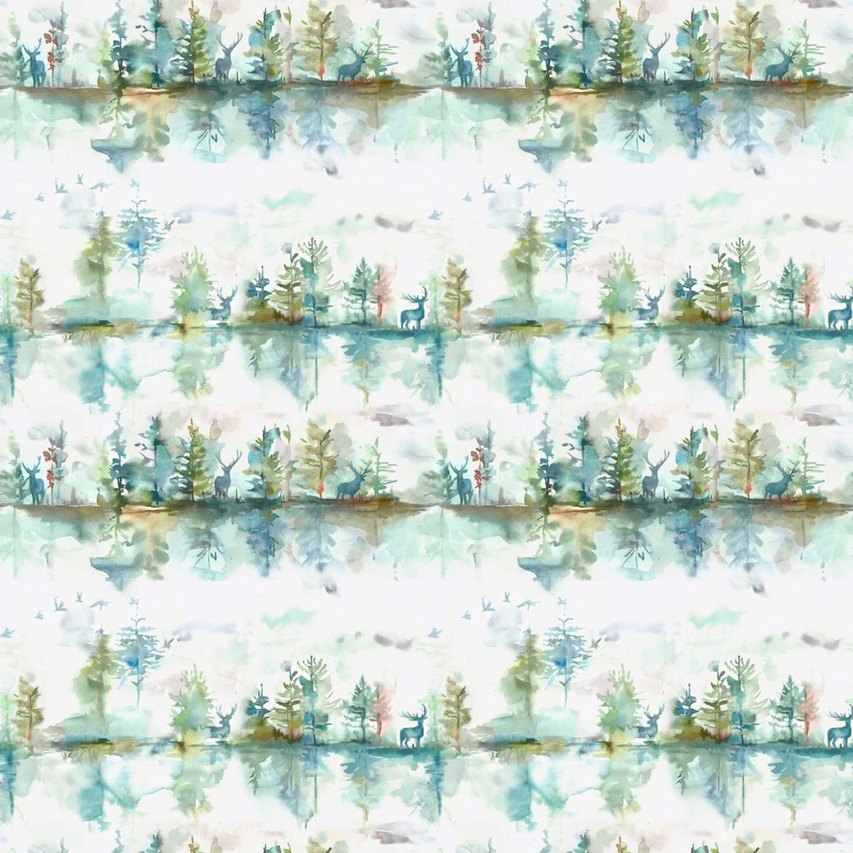 Voyage Maison Wilderness Fabric Topaz Linen