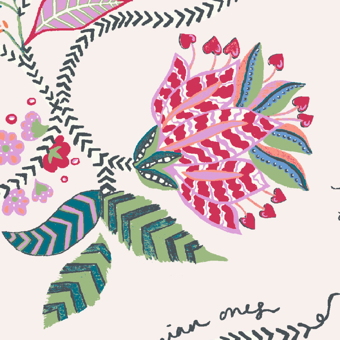 Cath Kidston Wild Ones Made to Measure Curtain Multi