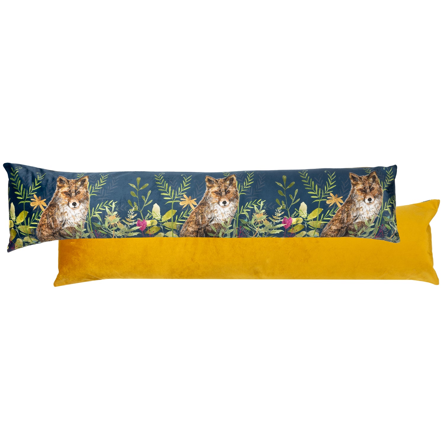 Willow Fox Digitally Printed Velvet Draught Excluder Multi