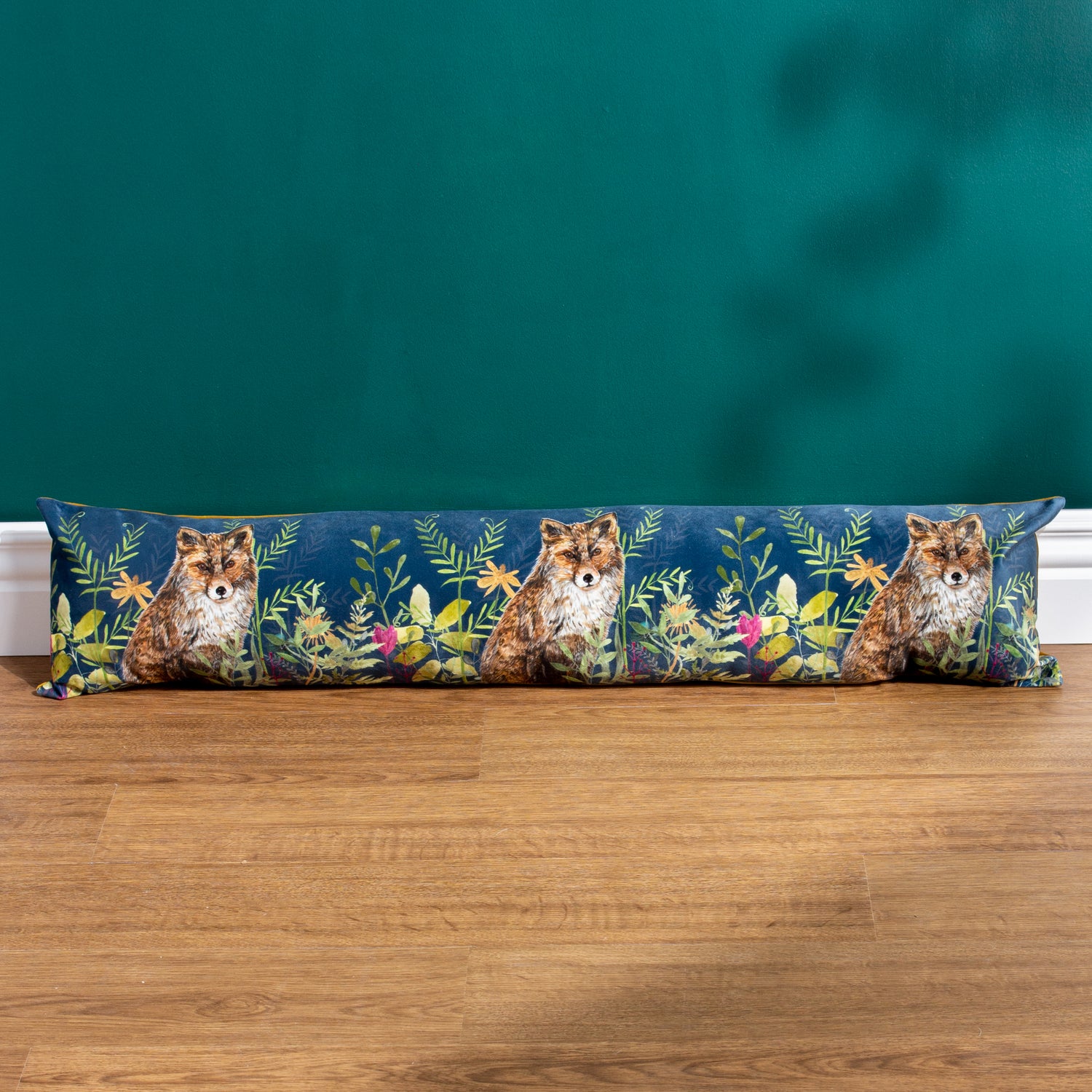 Willow Fox Digitally Printed Velvet Draught Excluder Multi