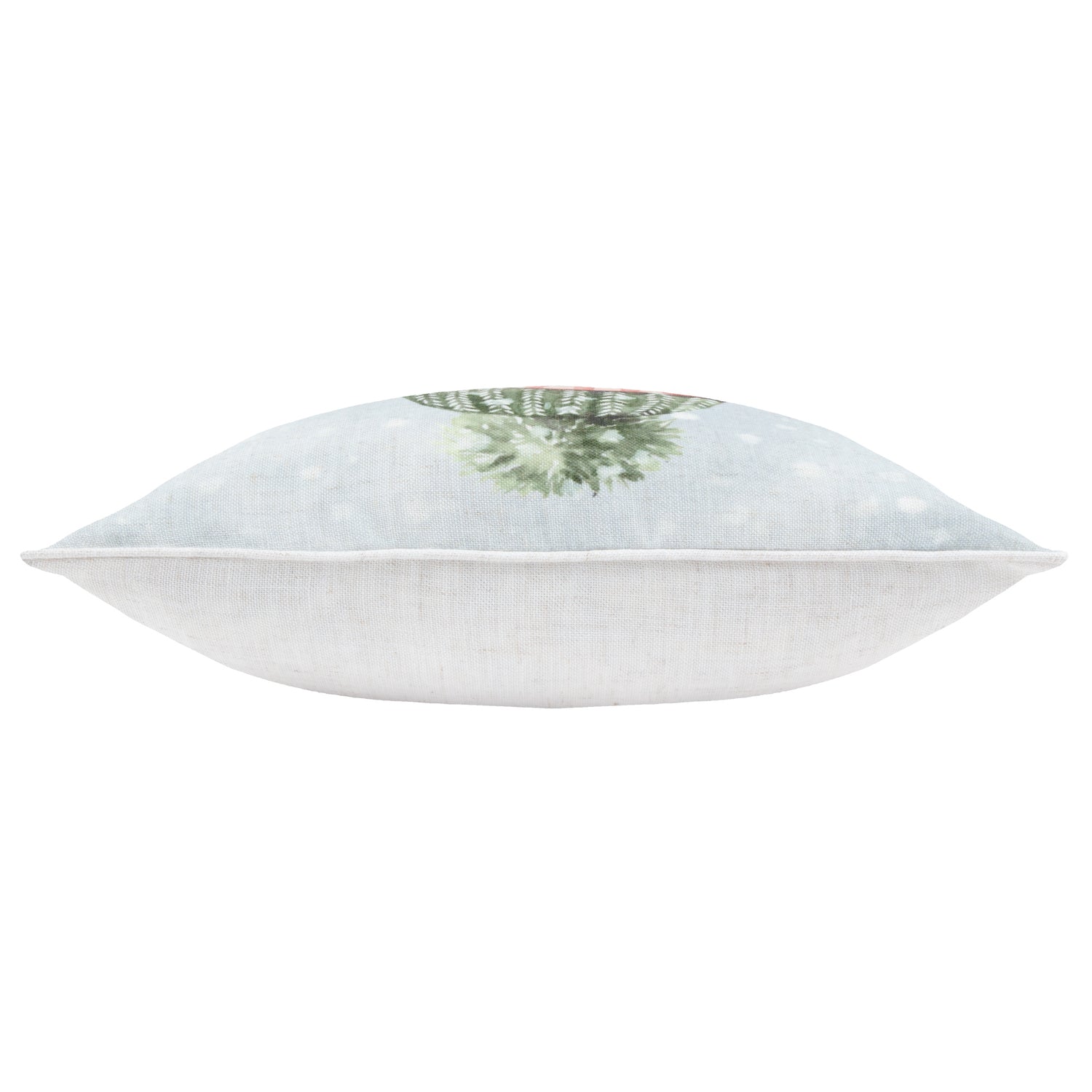 Evans Lichfield Winter Rabbit Piped Filled Cushion 43cm x 43cm Multi