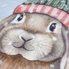 Evans Lichfield Winter Rabbit Piped Filled Cushion 43cm x 43cm Multi