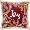 Winter Joy Embroidered Filled Cushion 50cm x 50cm Multi