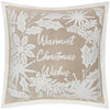 Winter Warmest Wishes Embroidered Filled Cushion 50cm x 50cm Multi