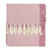 Wylder Wisley Woven Outdoor Throw 130cm x 180cm Heather Pink