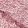 Wylder Wisley Woven Outdoor Throw 130cm x 180cm Heather Pink