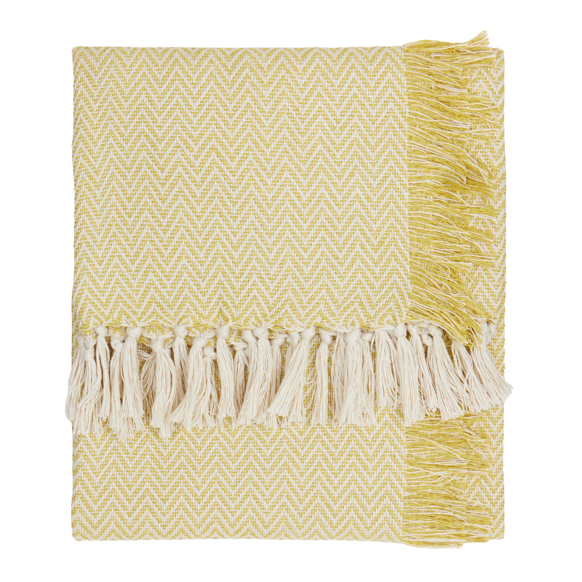 Wylder Wisley Woven Outdoor Throw 130cm x 180cm Yellow
