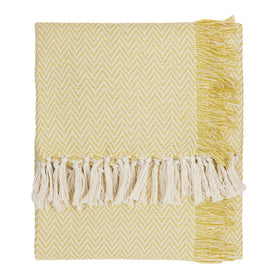 Wylder Wisley Woven Outdoor Throw 130cm x 180cm Yellow