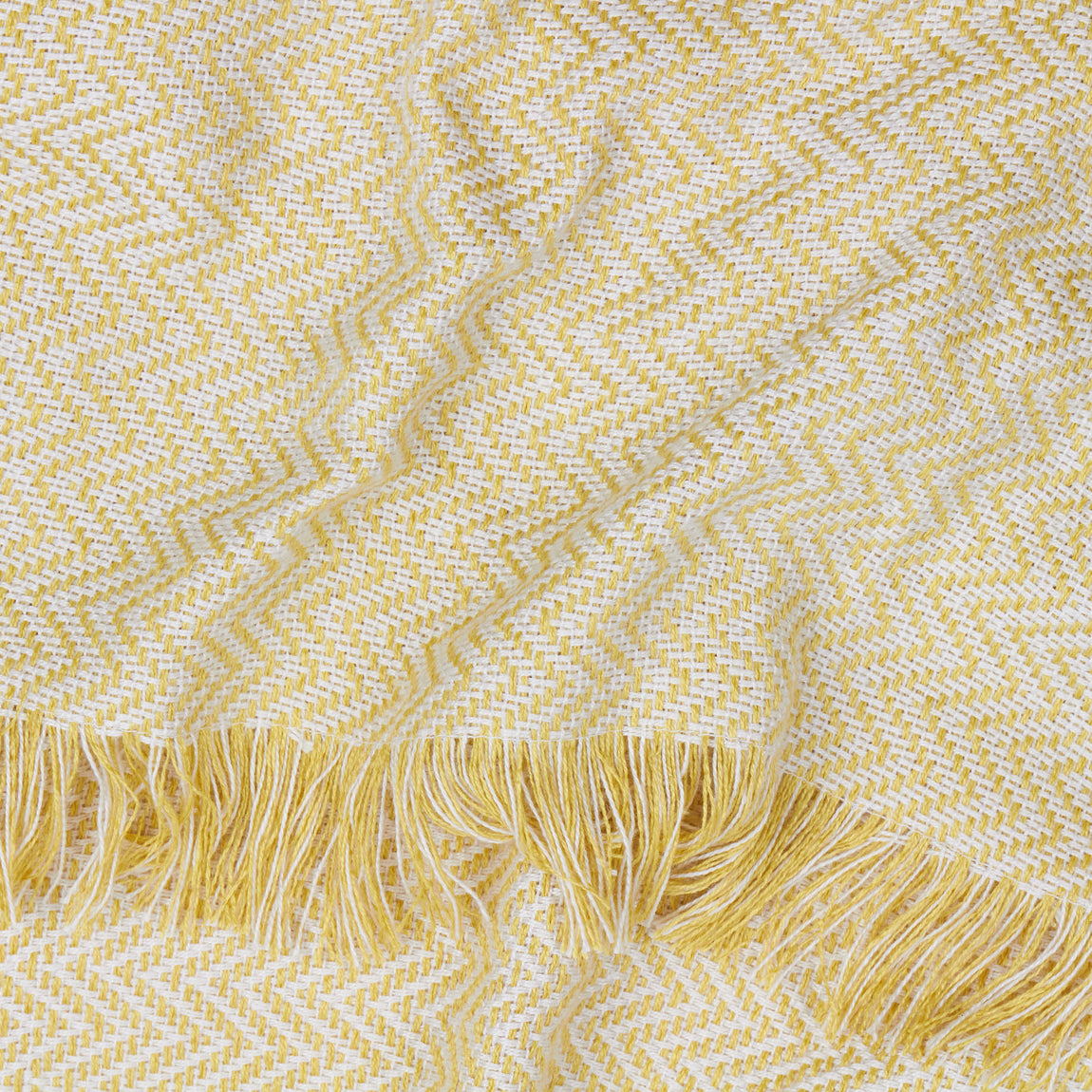 Wylder Wisley Woven Outdoor Throw 130cm x 180cm Yellow