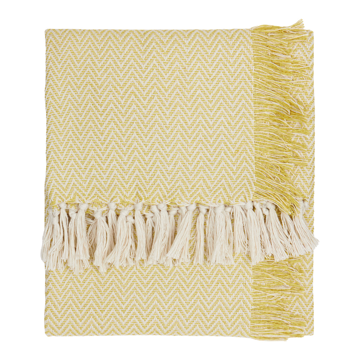 Wylder Wisley Woven Outdoor Throw 130cm x 180cm Yellow
