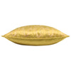 furn. Wisteria Velvet 50cm x 50cm Filled Cushion Chartreuse