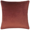 furn. Wisteria Velvet 50cm x 50cm Filled Cushion Sienna