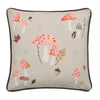 Fusion Woodland Dreams 43cmx43cm Filled Cushion Chocolate