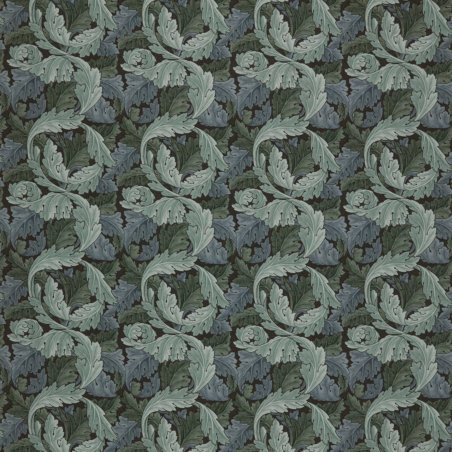 William Morris At Home Acanthus Fabric Indigo