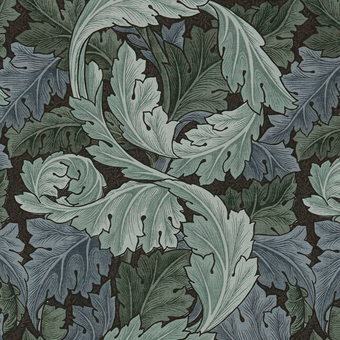 William Morris At Home Acanthus Fabric Indigo