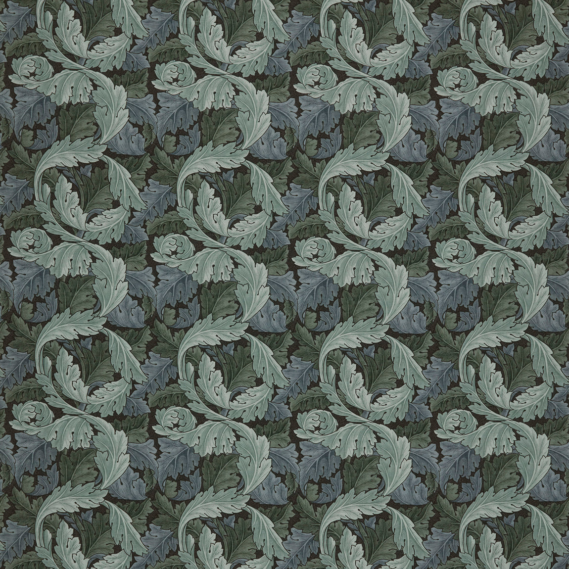 William Morris At Home Acanthus Fabric Indigo