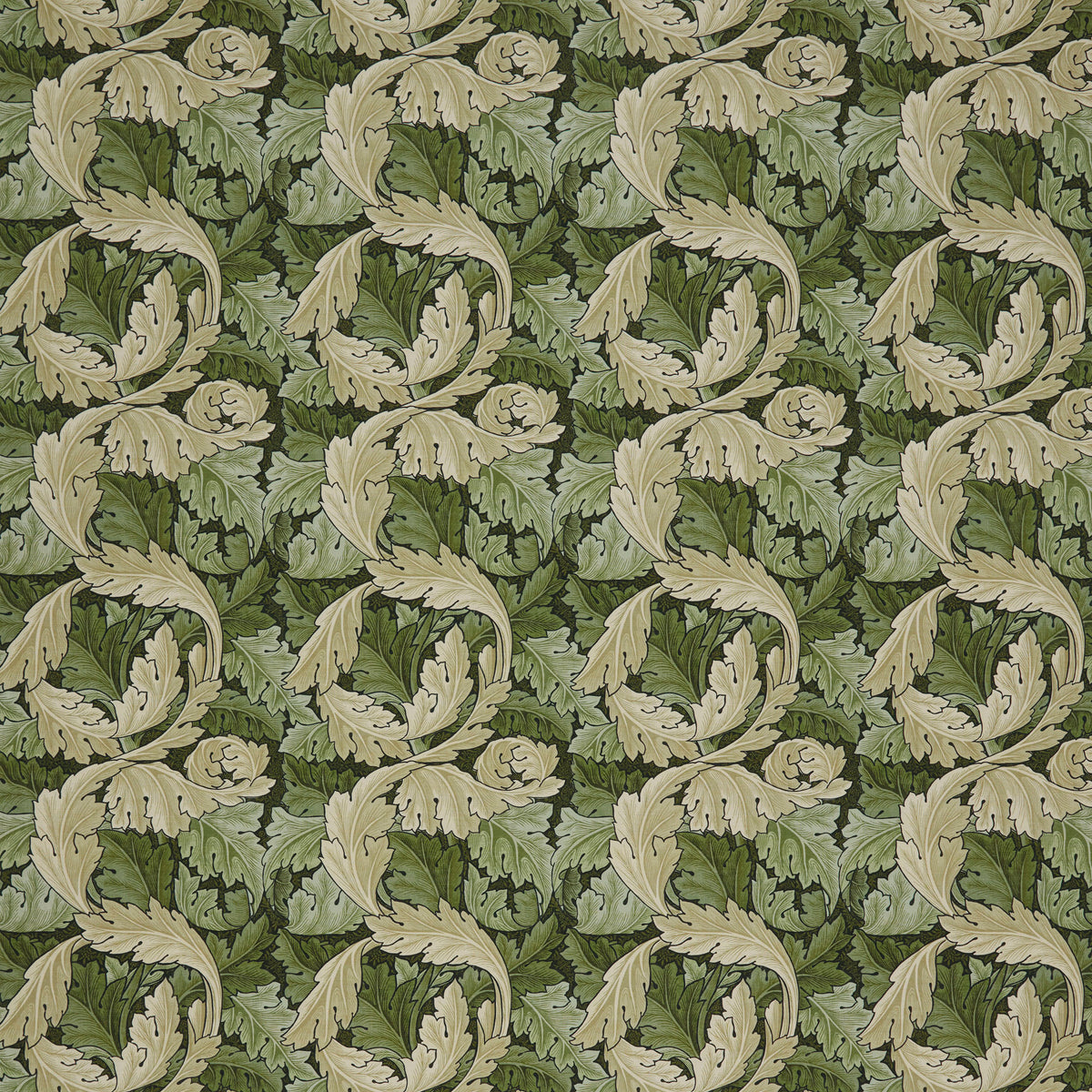 William Morris At Home Acanthus Fabric Nettle