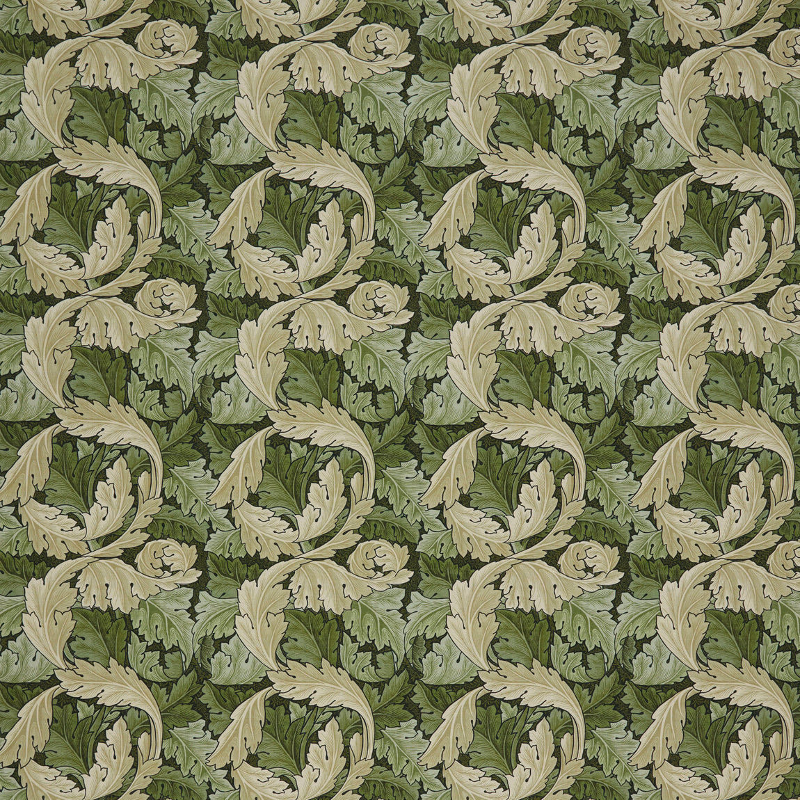 William Morris At Home Acanthus Fabric Nettle