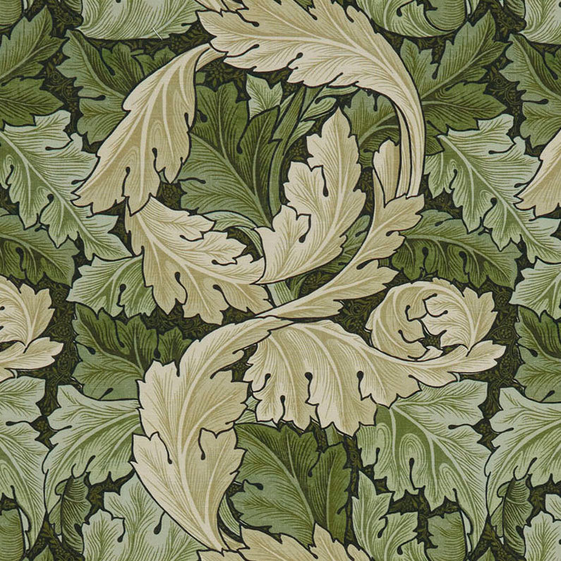 William Morris At Home Acanthus Fabric Nettle