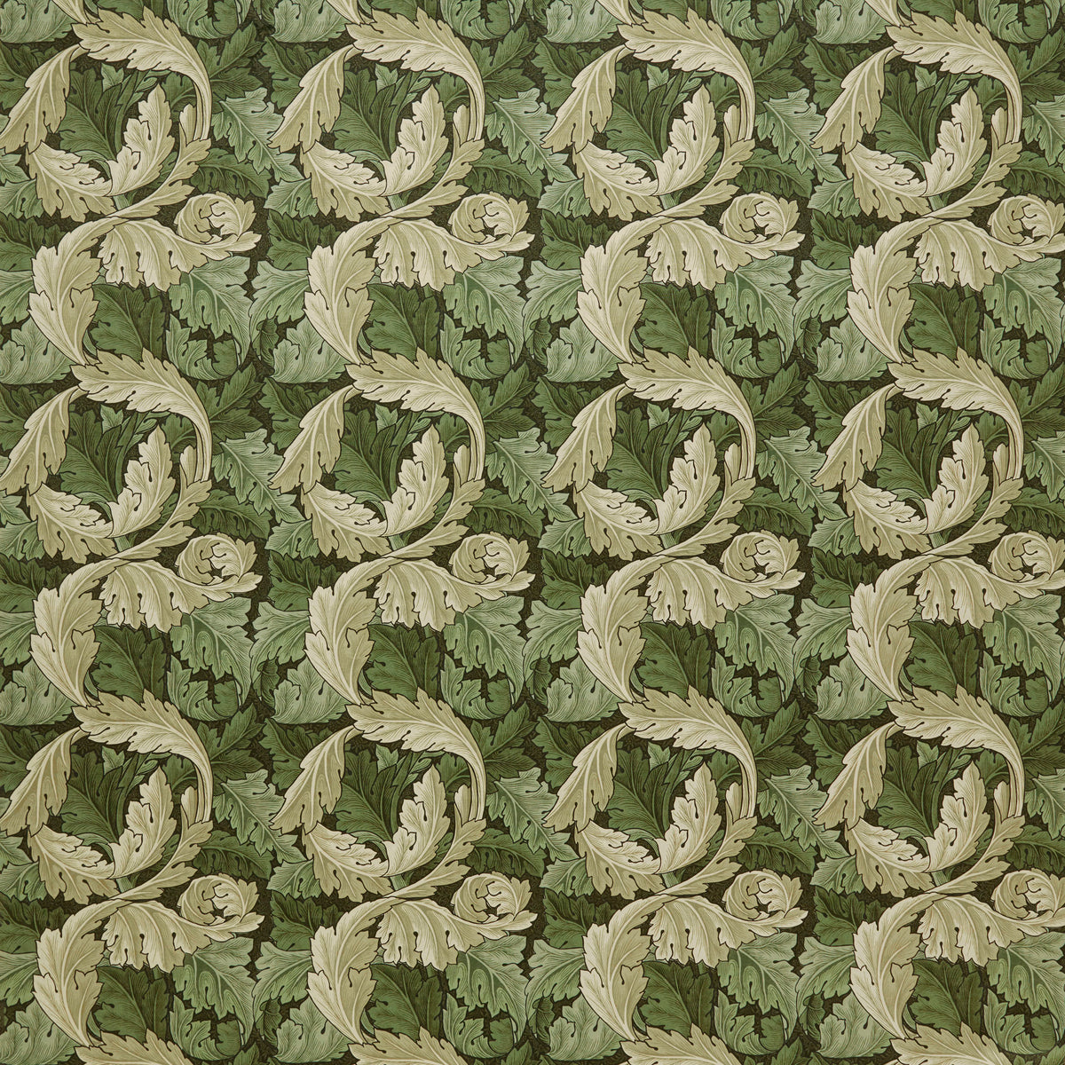 William Morris At Home Acanthus Velvet Fabric Nettle