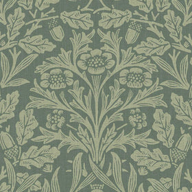 William Morris At Home Acorn Fabric Eucalyptus