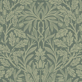 William Morris At Home Acorn Fabric Eucalyptus