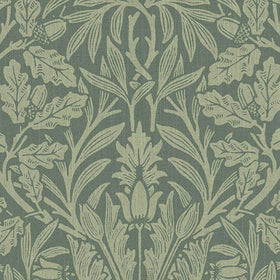 William Morris At Home Acorn Fabric Eucalyptus
