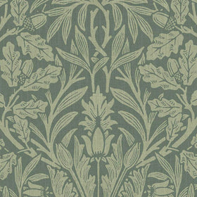 William Morris At Home Acorn Fabric Eucalyptus