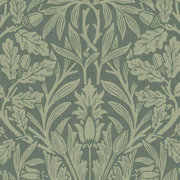 William Morris At Home Acorn Fabric Eucalyptus