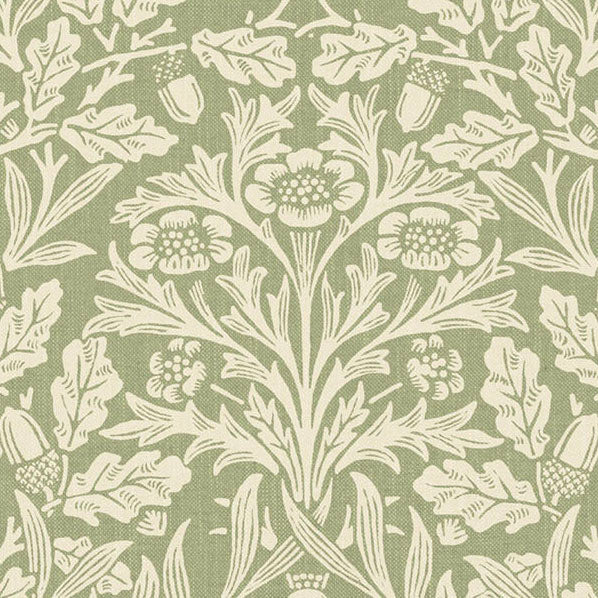 William Morris At Home Acorn Fabric Lichen