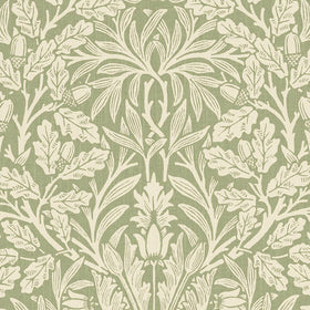 William Morris At Home Acorn Fabric Lichen