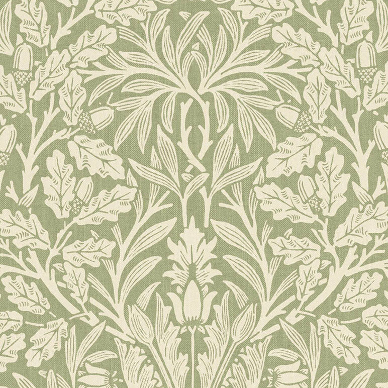 William Morris At Home Acorn Fabric Lichen