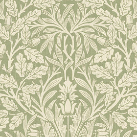 William Morris At Home Acorn Fabric Lichen