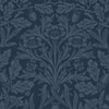 William Morris At Home Acorn Velvet Fabric Midnight