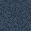 William Morris At Home Acorn Velvet Fabric Midnight