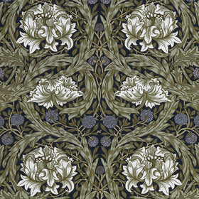 William Morris At Home African Marigold Fabric Cornflower