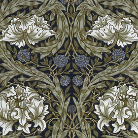 William Morris At Home African Marigold Fabric Cornflower