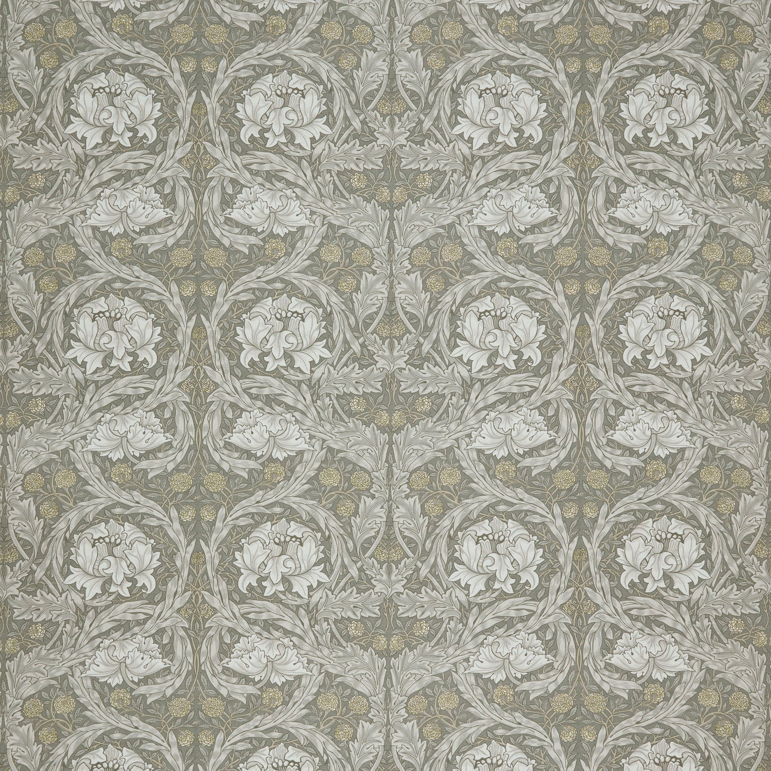 William Morris At Home African Marigold Fabric Limestone