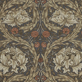 William Morris At Home African Marigold Fabric Walnut