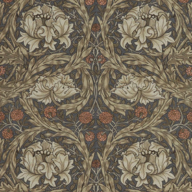 William Morris At Home African Marigold Fabric Walnut