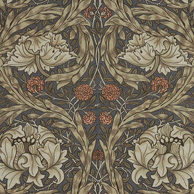 William Morris At Home African Marigold Fabric Walnut