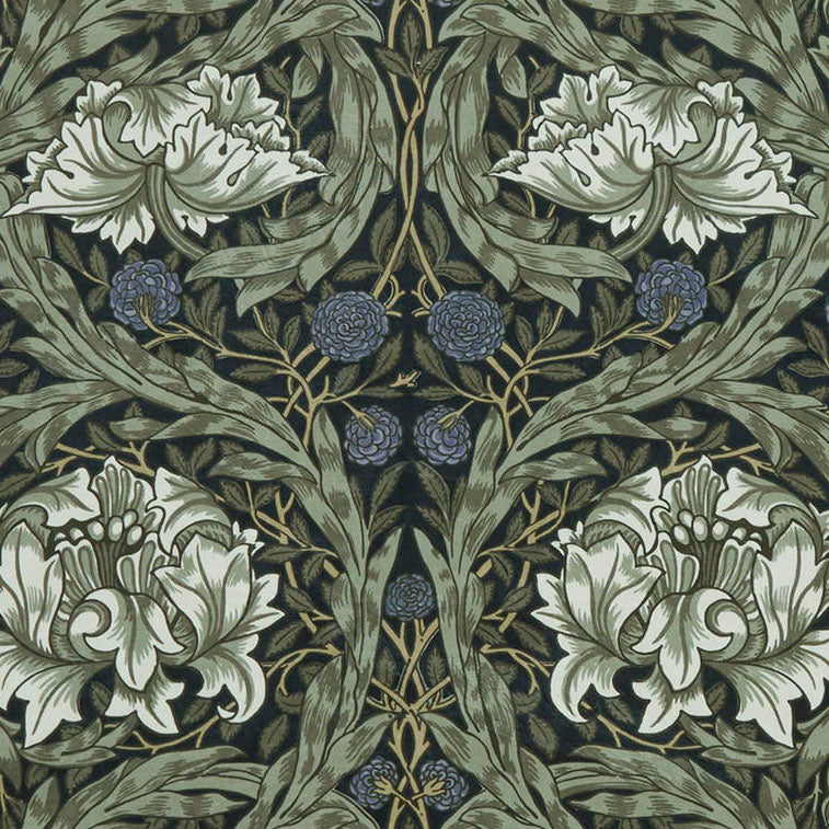 William Morris At Home African Marigold Velvet Fabric Cornflower