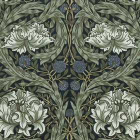 William Morris At Home African Marigold Velvet Fabric Cornflower
